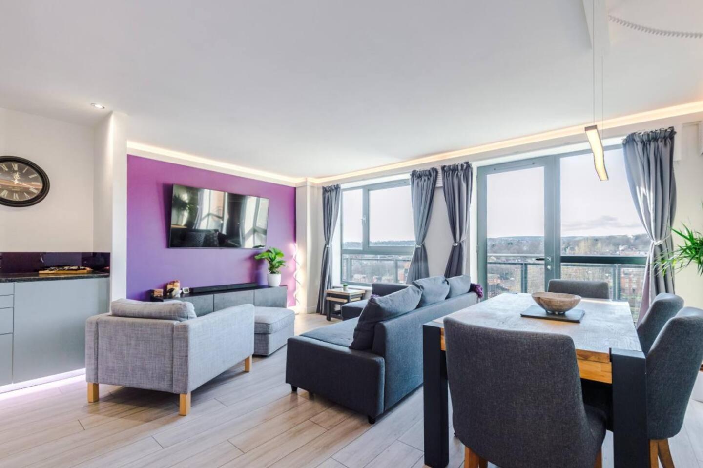 High-Spec Penthouse Central Free Parking Space Sheffield Eksteriør billede